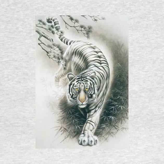 White tiger by USconceptTshirts